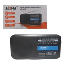 Rádio Am/fm Lelong Rádio Portátil Lelong Portátil bolso analógico portátil cor preto