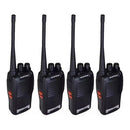 Kit 4 Radios Comunicador Baofeng 777s 16canais Profissional O Melhor Bandas de freqüência 400-470MHz Cor Preto