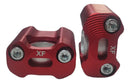 Par Alongador Guidão 22mm Preto Fazer 250/ Crf230 / Xr250