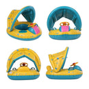 Boia para Bebê Bote com Cobertura Inflável