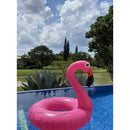 Boia inflável Flamingo 90 120 cm piscina praia