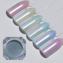 Kit 6 Potes de Pó Glitter Sereia para Unhas
