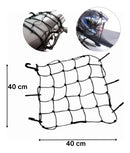 Antena Corta Pipa Moto Mais Redinha Elástica Aranha Moto