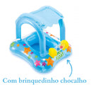 Boia Bote Coberto Infantil Inflável Piscina Boia Com Proteção Para Bebê