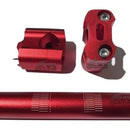 Guidão Fat Bar Vermelho Cb300 Fazer Next Xj6 Hornet Twister