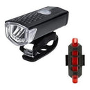 Kit Farol Bike LED Dianteiro e Traseiro Recarregável