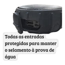 Caixinha De Som Bluetooth Pequena Portátil Resistente Água Cor Preto