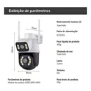 Ip Câmera Externa Wifi Dupla Lente | Alfashop