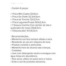 Faqueiros Churasco Aço Nióbio  Profissional 6 Peças