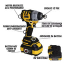 Chave de Impacto Profissional 48V Brushless NK com Bateria Lítio e Maleta 35 Peças