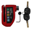 Trava Roda Antifurto Alarme 2 Chaves Bicicleta Motocicleta