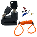 Kit Trava Manete + Trava Disco Antifurto para Moto