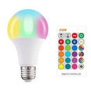 Lâmpada LED Bulbo RGB Controle Remoto | Alfashop