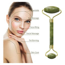 Escova De Limpeza Facial Massageador Rosto + Rolo De Jade