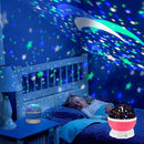 Luminária Projetor Galáxia e Estrelas para Quarto Infantil
