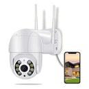 Câmera Externa Wi-fi Smart Camera Abq-a8 Ip Prova D'água Infravermelho Hd Cor Branco Sem Cartão