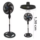 Ventilador Solaris 6 Pás Turbo Ultra Potente 75w