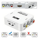 Mini Adaptador AV Conversor Para HDMI 1080p Av 2hdmi