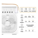 Ventilador Umidificador E Refrigerador De Ar Portátil Usb - Moon's