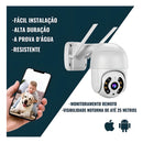 Câmera Externa Wi-fi Smart Camera Abq-a8 Ip Prova D'água Infravermelho Hd Cor Branco Sem Cartão