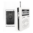 Rádio Portátil Am Fm Fone Ouvido | Alfashop