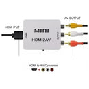 Adaptador Conversor Hdmi Para Vídeo 3rca 2av Tv Tubo Antiga