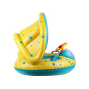 Boia para Bebê Bote com Cobertura Inflável
