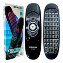 Mini Teclado Controle Sem Fio Para Smart Tv Tv Box Pc