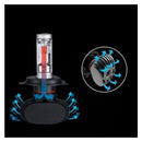 Par Lâmpada Ultra LED H4 6500K 72W | Alfashop