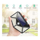 Luminária Solar Parede Sensor Presença 3 Funções