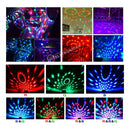 Globo De Luzes Para Festa Luz De Led Rgb Giratória Decoração
