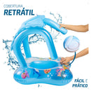 Boia Bote Coberto Infantil Inflável Piscina Boia Com Proteção Para Bebê