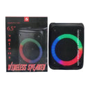 Mega Caixa de Som Portátil 40cm kts1236 Altofalante 6,5 Bluetooth Pen drive Rádio AUX entrada Microfone - Alfashop