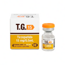 TG Tirzepatida 15mg – 4 Ampolas | Controle de Peso e Diabetes Tipo 2 ( 4 ampolas)