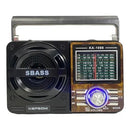 Rádio Am Fm Portatil Retro Vintage Antigo Laterna Usb Kapbom KA-1088 - Alfashop