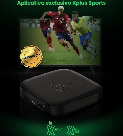Xplus V4 Smart TV, Receptor 4K Vitalicio Original Lançamento 2025 - Alfashop