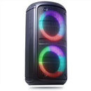 caixa de som completa amplificada estilosa 2 alto falante super potente amplificada 200w - Alfashop