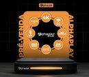TvBox Alphasat play Ultra HD 16GB Lacrado no Brasil - Alfashop