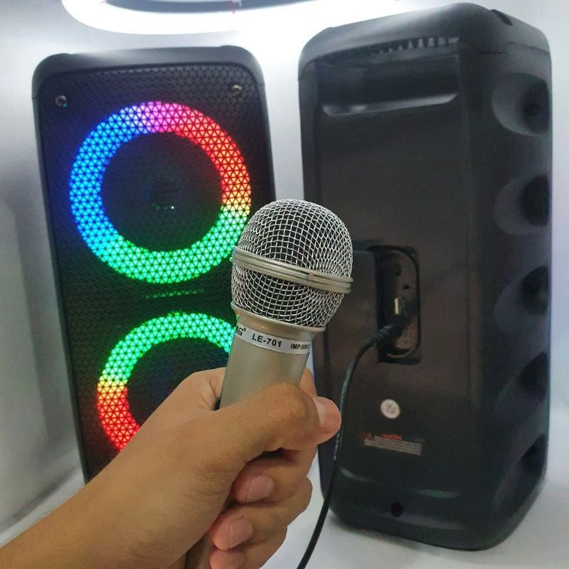 caixa de som completa amplificada estilosa 2 alto falante super potente amplificada 200w - Alfashop