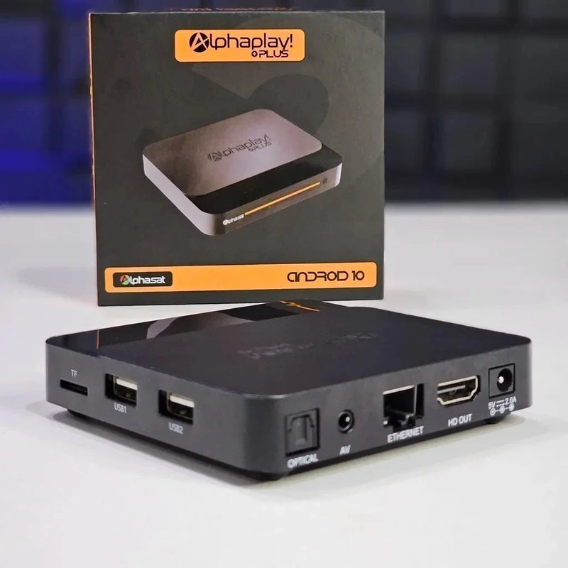 Alphasat Play Plus 2GB de RAM / 16GB / 4K Pronta Entrega no Brasil - Alfashop