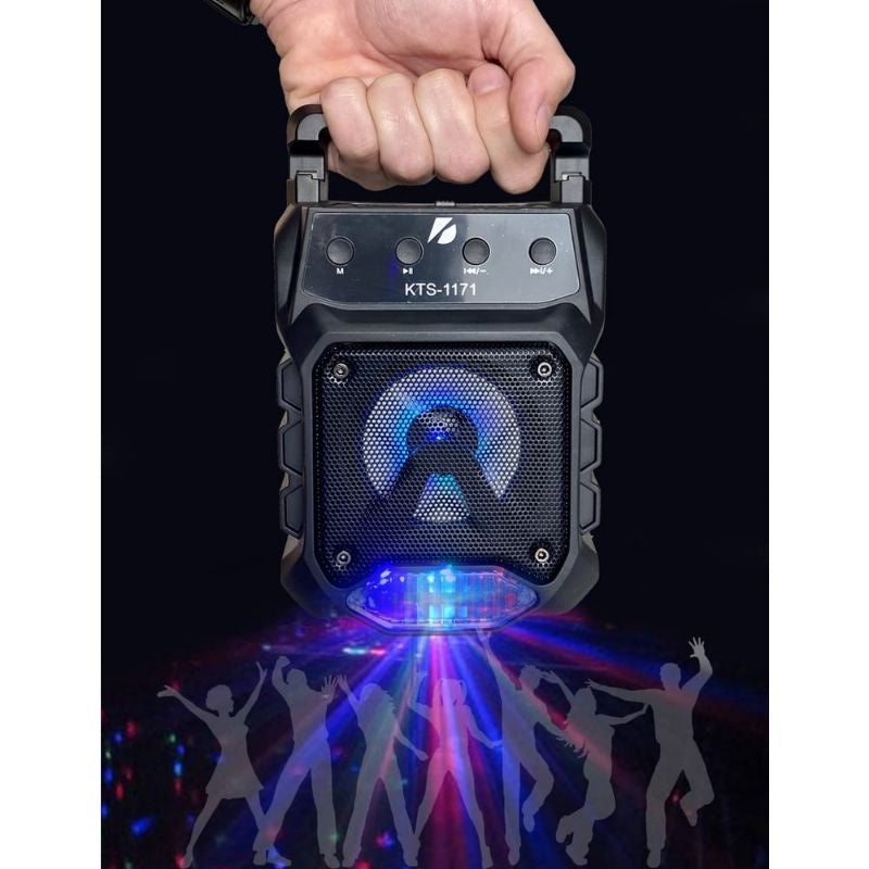 Caixa De Som Amplificada com karaokê Com Microfone Bluetooth, Pendrive, Usb, Fm ,Sd p10 - Alfashop