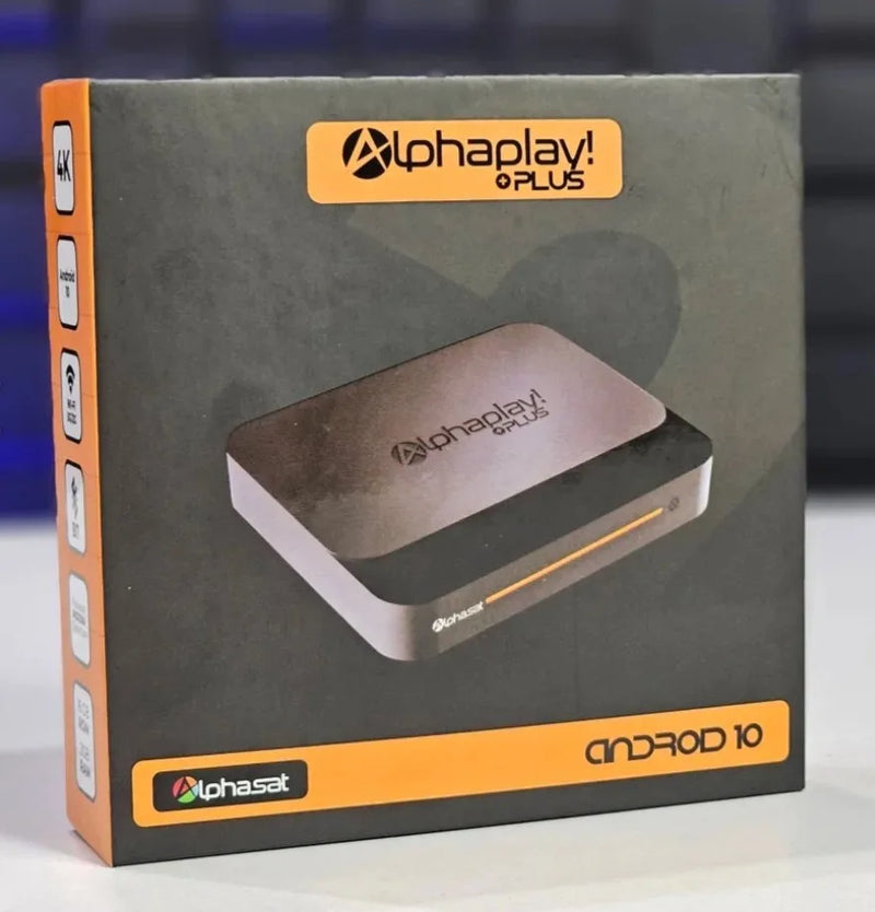 TvBox Alphasat jogar Ultra HD 16GB - Alfashop