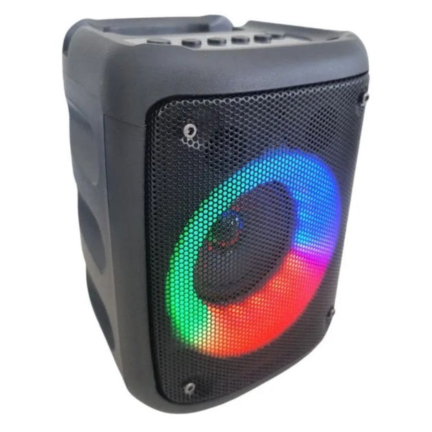 Mega Caixa de Som Portátil 40cm kts1236 Altofalante 6,5 Bluetooth Pen drive Rádio AUX entrada Microfone - Alfashop