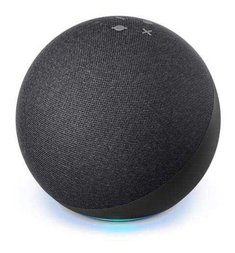 Amazon Echo Dot 4th Gen com assistente virtual Alexa charcoal 110V/240V - Alfashop