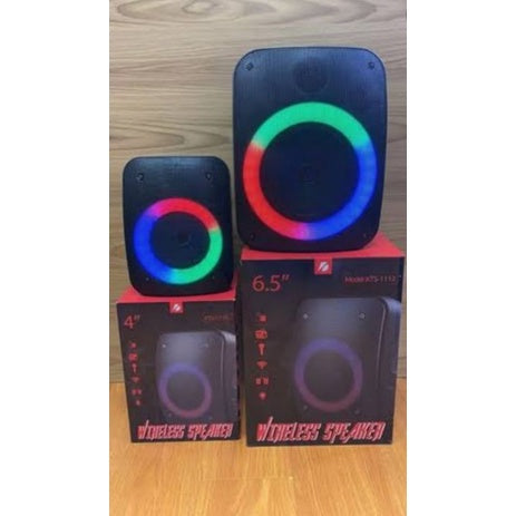 Mega Caixa de Som Portátil 40cm kts1236 Altofalante 6,5 Bluetooth Pen drive Rádio AUX entrada Microfone - Alfashop