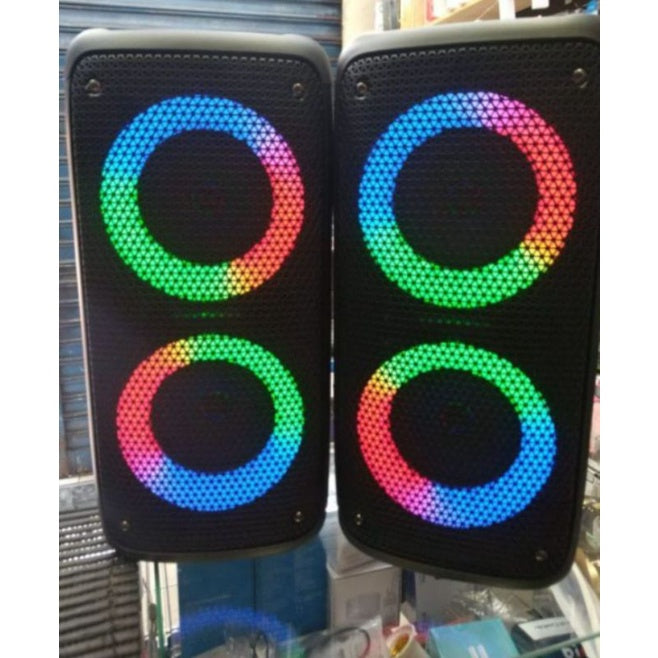 mega caixa amplificada completa 2 alto falante 200w super bass alta qualidade de som - Alfashop