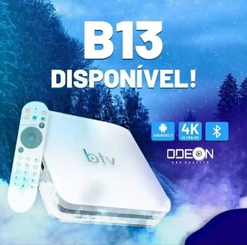 Receptor Aparelho BTV B13 Ultra HD 4K Sem Imposto - Alfashop