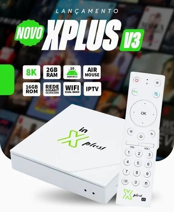 TV Box Receptor, In X Plus, V3 HD - Alfashop