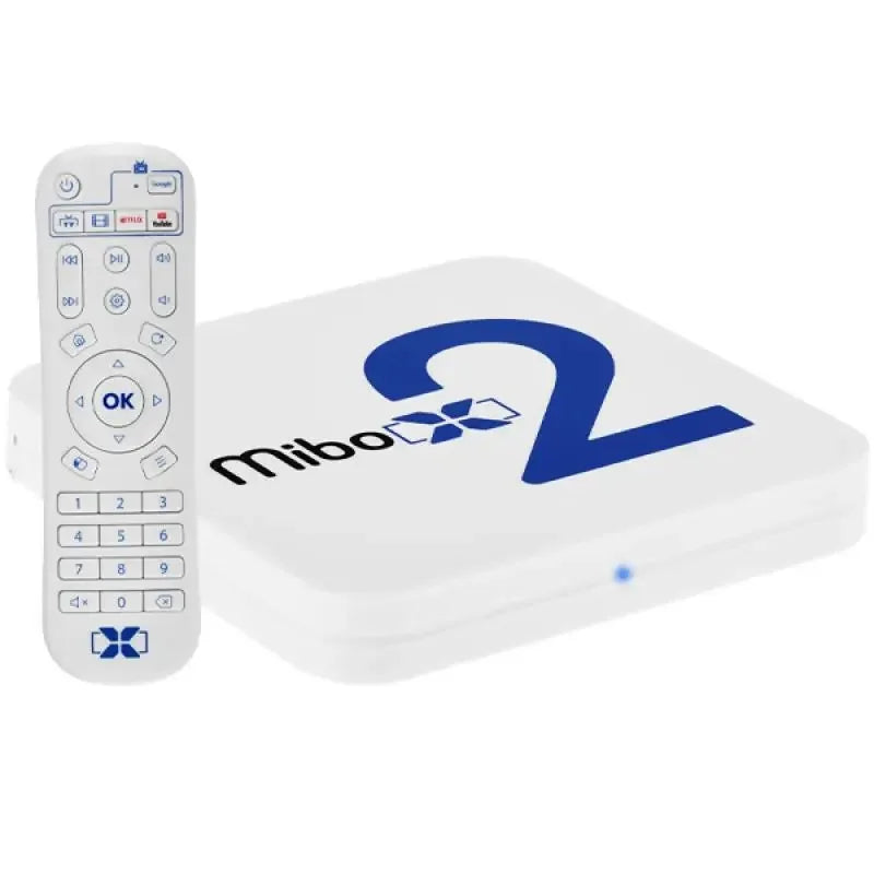 TvBox Mibo X2 8K Ultra HD 16GB 2GB RAM Receptor Wi-Fi - Branco - Alfashop