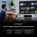 Smart TV TCL 65 Polegadas QLED 4K P7K WiFi Bluetooth Google TV HDR10+ Dolby Atmos Dolby Vision 65P7K